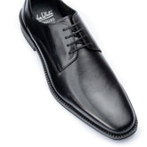 John White Mens Black Rudd Derby Shoes